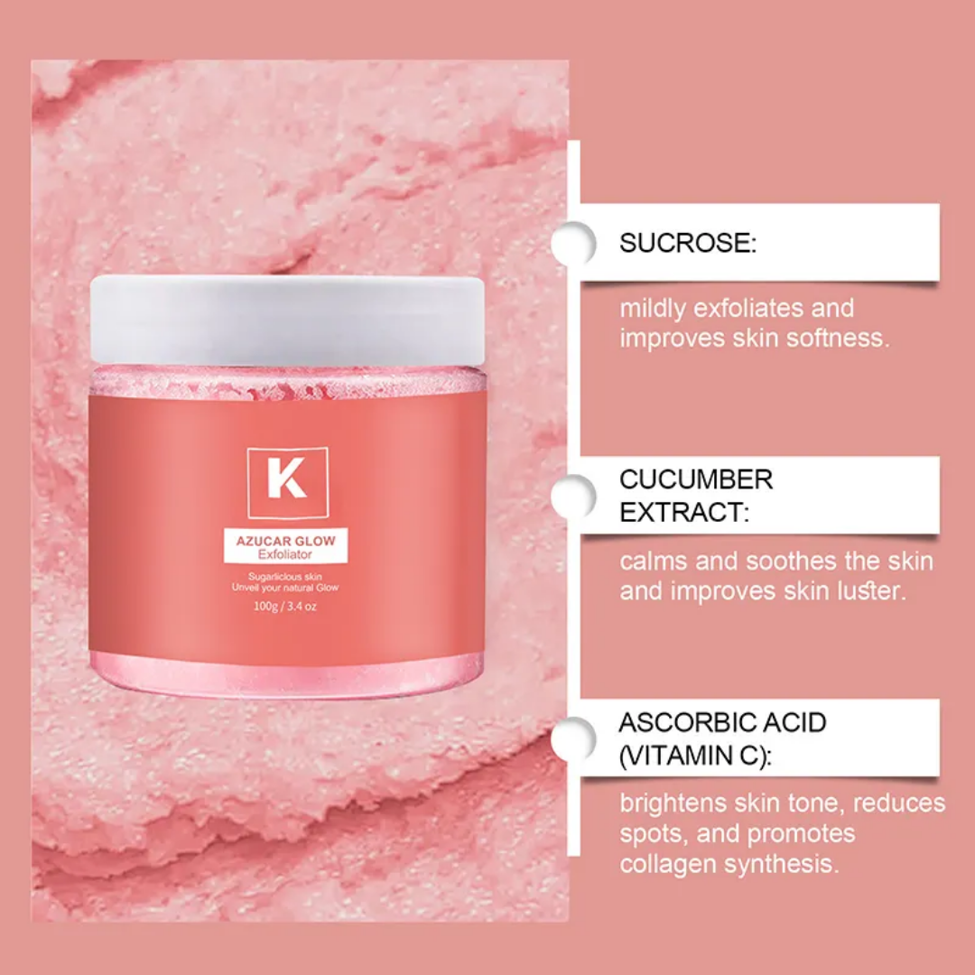 KOEC Beauty™ Azúcar Glow Exfoliating Sugar Scrub – 100g
