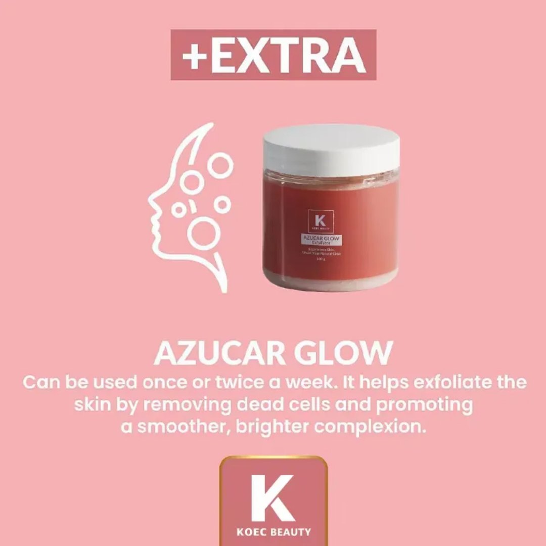 KOEC Beauty™ Azúcar Glow Exfoliating Sugar Scrub – 100g